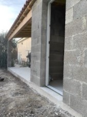 Nouveau chantier sur Boisseron – création patio